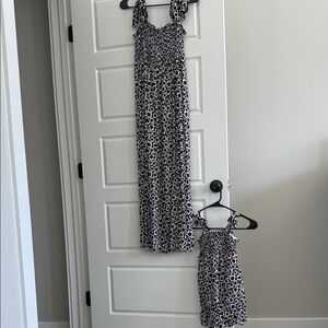 Diane Von Furstenberg Kids Set in Black and White adult size xs and 3t